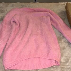 Soft Pink Women's Crew Neck Sweater